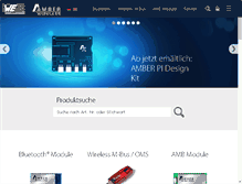 Tablet Screenshot of amber-wireless.de